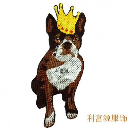 特种混合绣、毛巾绣、毛巾绣花章、贴布毛巾绣、毛线绣花